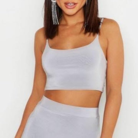 Boohoo Tops - Boohoo Gray Bralet